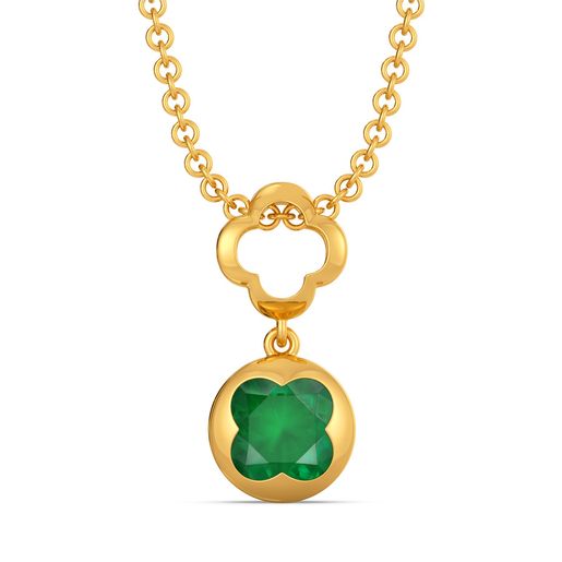 Jade Florals Gemstone Pendants