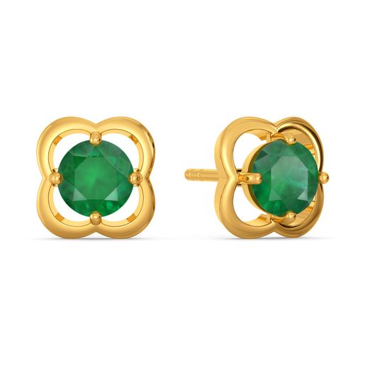 Jade Florals Gemstone Earrings