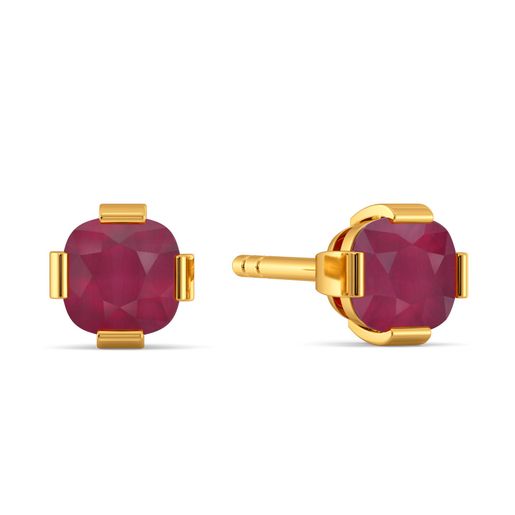 Crimson Care Gemstone Earrings