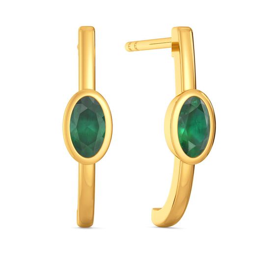 Emerald Edit Gemstone Earrings