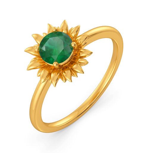 Fern O Floral Gemstone Rings