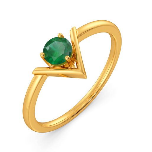 Green N Prime Gemstone Rings