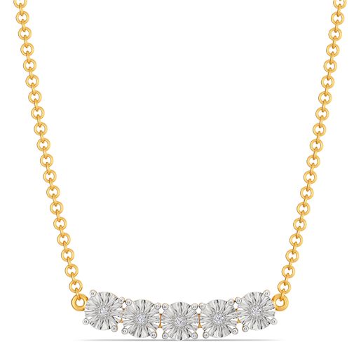 Twinkle Orbs Diamond Necklaces