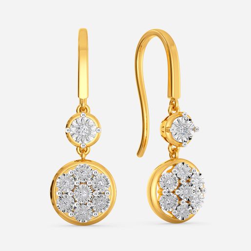 Dazzle N Loop Diamond Earrings