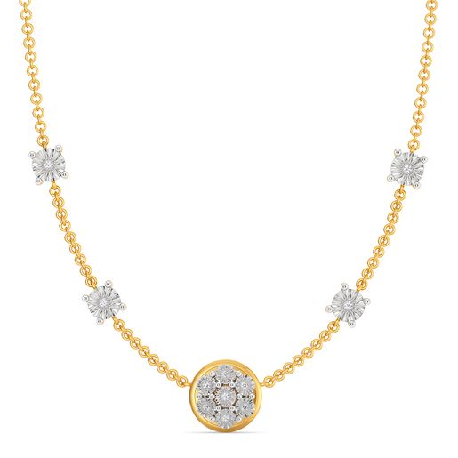 Dazzle N Loop Diamond Necklaces