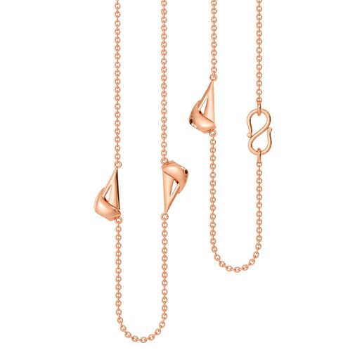 Rose Clad Gold Chains