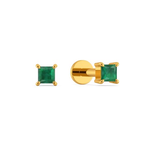 Green Sparkles Gemstone Earrings