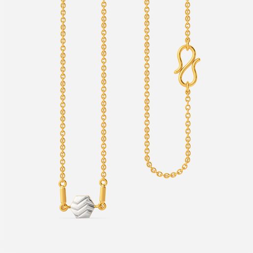 Honeycomb Chic Gold Chains