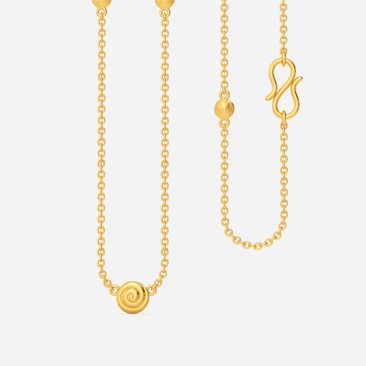 Spiral up Sleek Gold Chains