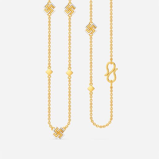 Peppy Pinwheel Gold Chains