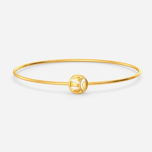Reckless Weaves Gold Bangles
