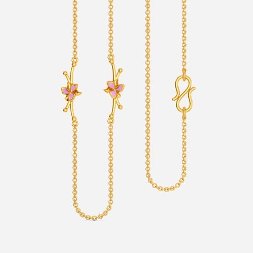 Lilac Lingo Gold Chains