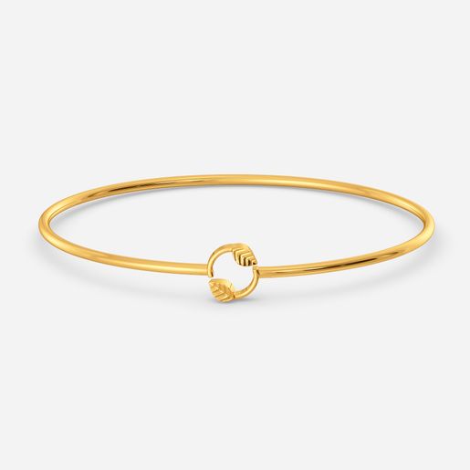 Acanthus Gold Bangles