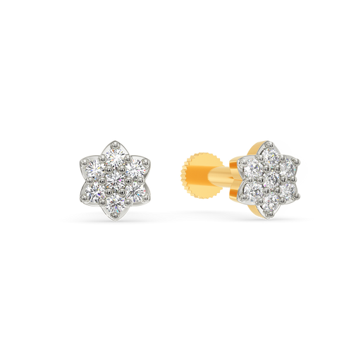 Polka Flora Diamond Earrings