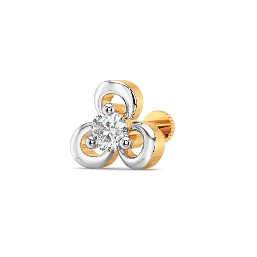 Orchestred Rhapsody  Diamond Nose Pins