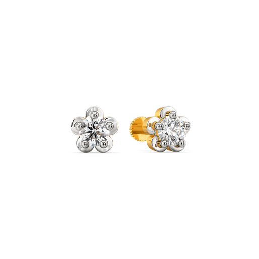 Floral Glam Diamond Earrings