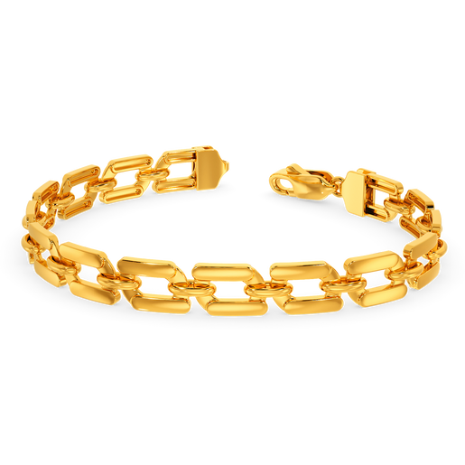 Uplifted Gold Bracelets For Men