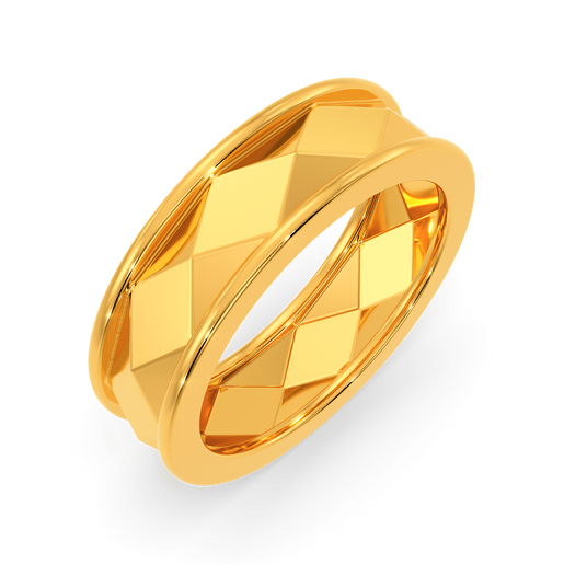 Carved To Crave Gold Rings For Men