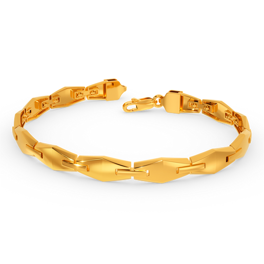 Flint Salute Gold Bracelets For Men