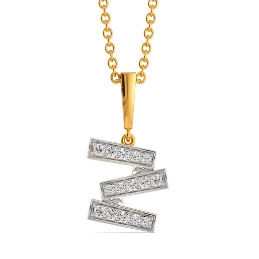 Tilt Shift Diamond Pendants