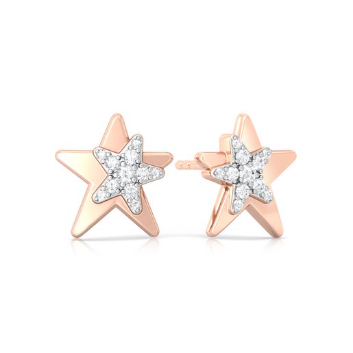 Star Love Diamond Earrings
