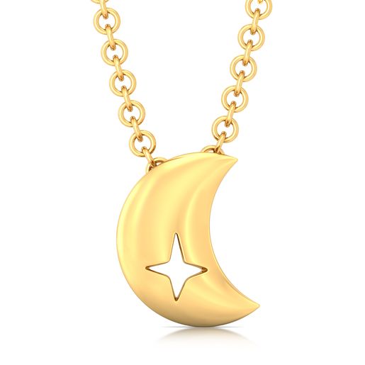 Moon Star Gold Pendants