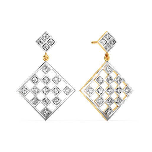 Checks Symphony Diamond Earrings