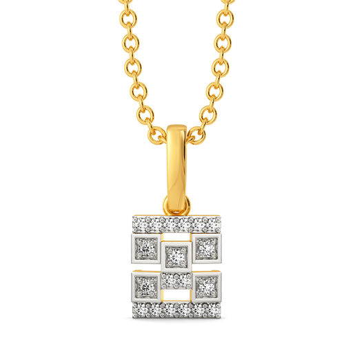 Retro Modern Diamond Pendants