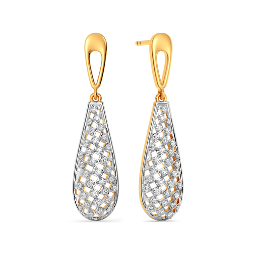 Redefining Checks Diamond Earrings
