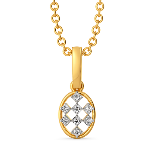 Redefining Checks Diamond Pendants