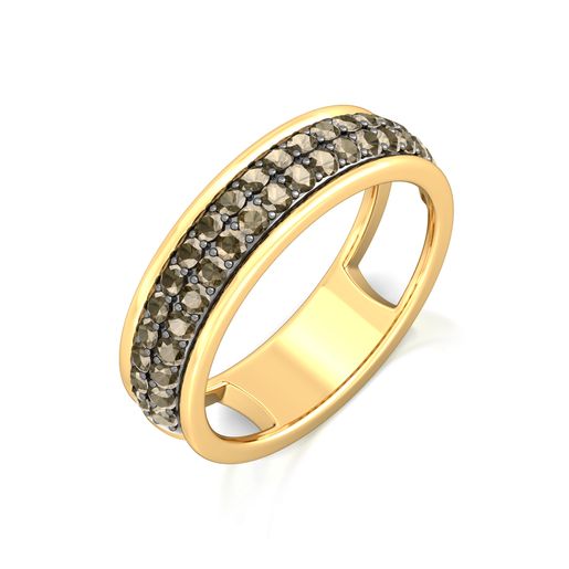 Dark Moon Gemstone Rings