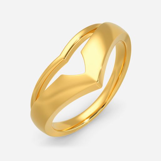 Purrfect Poise Gold Rings