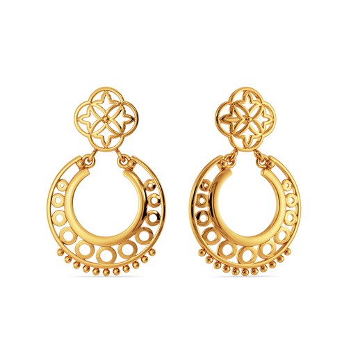 Bollywood Blink Gold Earrings