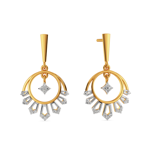 Meena Flare Diamond Earrings
