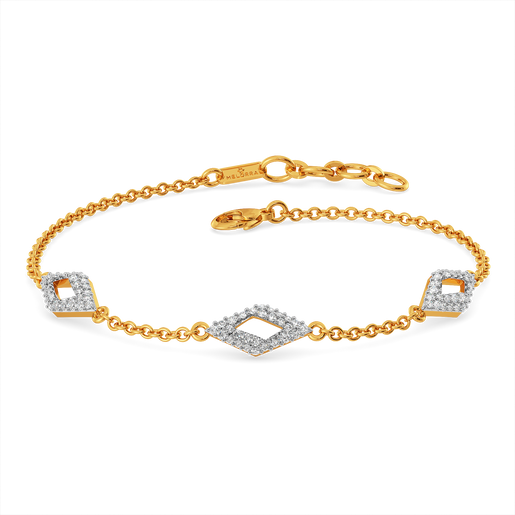 Modern Flair  Diamond Bracelets