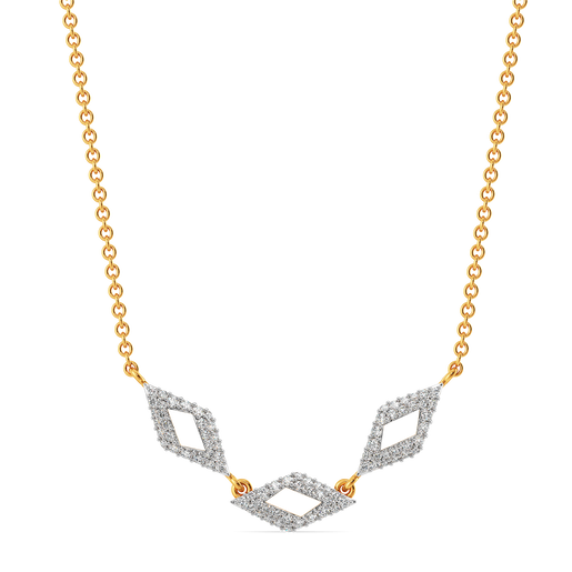 Modern Flair  Diamond Necklaces