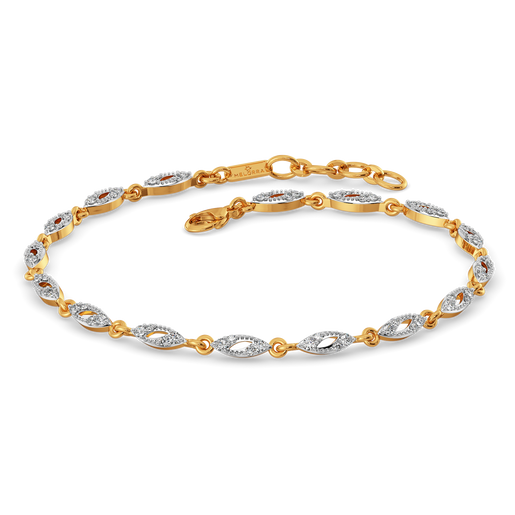 Playful Cutouts Diamond Bracelets