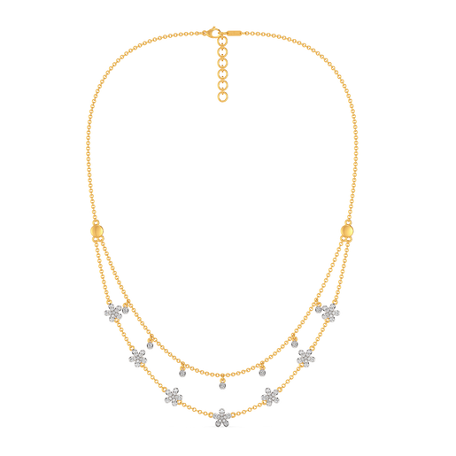 Zen Blooms Diamond Necklaces