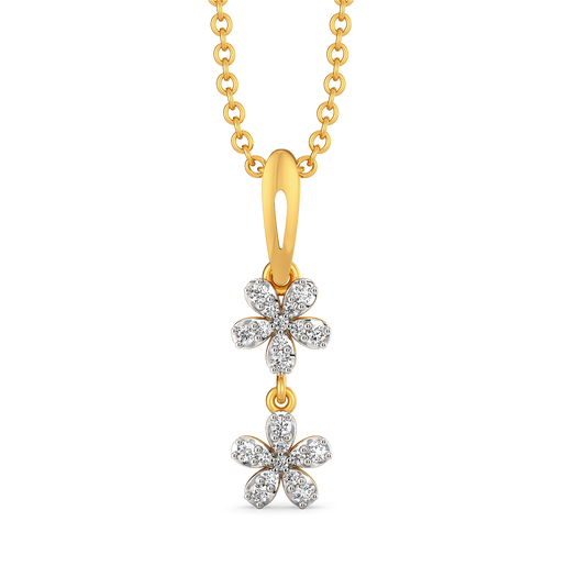 Zen Blooms Diamond Pendants