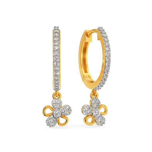 Exquisite Chintz Diamond Earrings