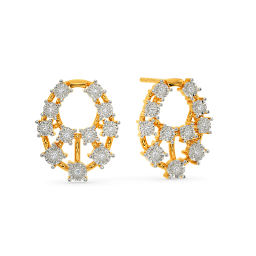 Skin N Crystal Diamond Earrings