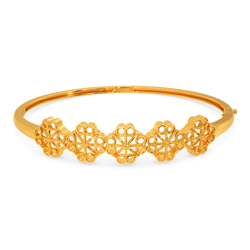 Cora Crochet Gold Bangles