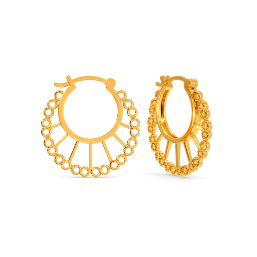 Cora Crochet Gold Earrings