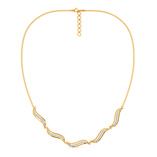 Drape Game Diamond Necklaces
