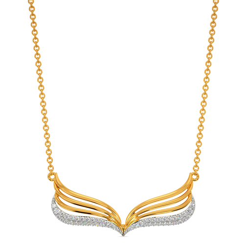 Party in Drapes Diamond Necklaces