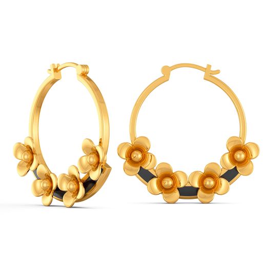 Benight Courage Gold Earrings