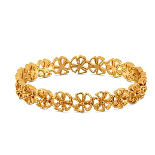 Fearless Watercress Gold Bangles