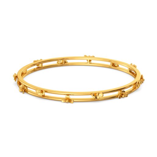 Feisty Florets Gold Bangles