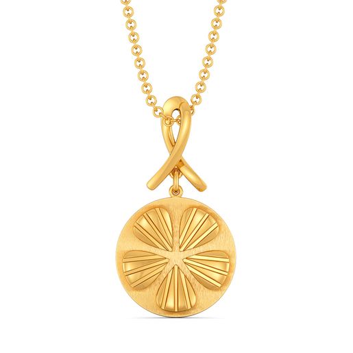 Twin Tale Gold Pendants