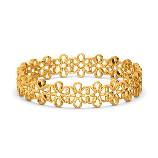 Fleurs Trippées Gold Bangles